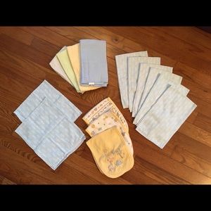 Baby Boy Burp Cloth Lot